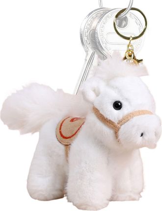 Generic Horse Keychain - Cartoon Soft Plush Cloud Embroidery Supplies - Lunar Year of The Horse Keychain - for Family Friends Colleagues Students Women Birthd