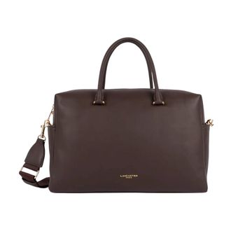 Lancaster Donna Cube Tote - Dames - Tassen - Bruin - Maat: ONE Size Leer