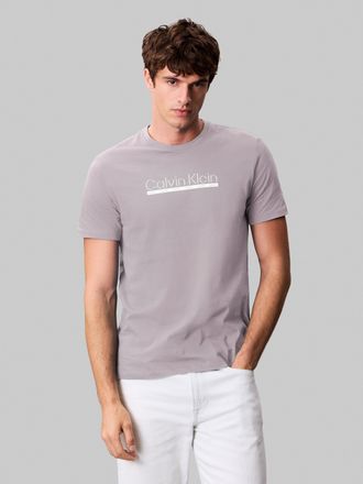 Calvin Klein T-Shirt CALVIN KLEIN SS 30s E SPRTSWR 2 G, Herren, Gr. XXL, grau (steeple gray), Single Jersey, Obermaterial: 100% Baumwolle, unifarben, regular fit h