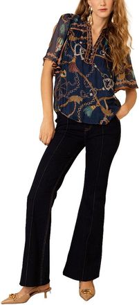Hale Bob Hana Silk-Blend Top