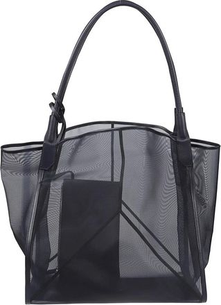 Victoria Beckham Grote Victoria Tote Bag - Dames - Shoppers - Blauw - ONE Size - Tassen