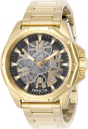 Invicta Objet D Art Quartz Black Dial Mens Watch 50380