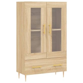 Berkfield Home Highboard Sonoma Oak 69.5x31x115 cm Engineered Wood in Brown