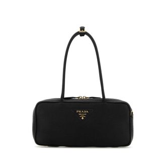 Prada Black Leather Shoulder Bag