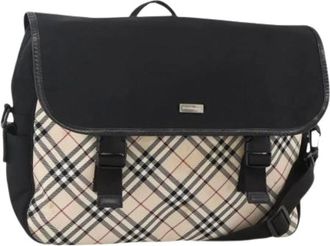 Burberry Pre-owned Cross Body Bags, female, Multicolor, Size: ONE SIZE Pre-owned Nylon Shoulder Bag