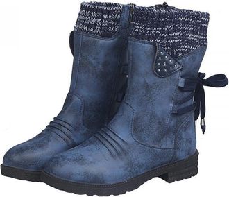 Generic Womens Boots Warm and Comfortable Boots for Autumn Winter - Waterproof and Non-Slip Casual, Elegant, Fashionable, Breathable, Platform High Ankle Boot