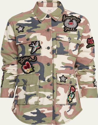 Cinq &agrave; Sept Western Camouflage Overshirt