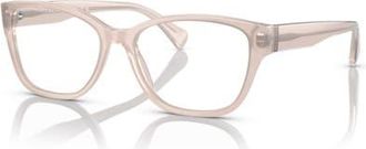Ralph Lauren 55mm Rectangle optical glasses in Pink at Nordstrom
