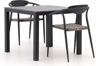 Manifesto Furniture Manifesto Cavone/Fidenza 90cm dining tuinset 3-delig stapelbaar