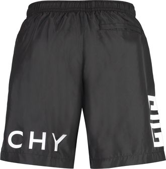 Givenchy Mens Black Polyester Swim Shorts Beachwear Sea Clothing
