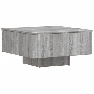 vidaXL Vidaxl - Mesa De Centro Madera De Ingenier&iacute;a Gris Sonoma 60x60x31,5 Cm