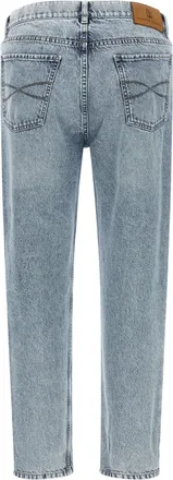 Brunello Cucinelli Five-Pocket Denim Jeans - Light Blue