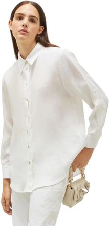 Marella Sportblouse - Dames - Overhemden - Wit - S - Katoen - Overhemden