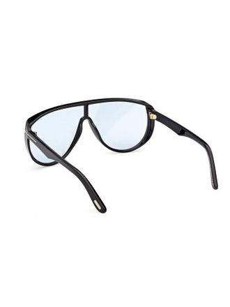 Tom Ford FT1182 Light Blue Tinted Sunglasses - Black