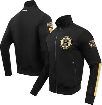 Pro Standard Mens Pro Standard Black Boston Bruins Classic Chenille Full-Zip Track Jacket at Nordstrom, Size Medium