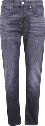 7 For All Mankind Slimmy Tapered Jupiter Jeans - Heren - Loose Fit Jeans - Grijs - W40 - Katoen - Jeans