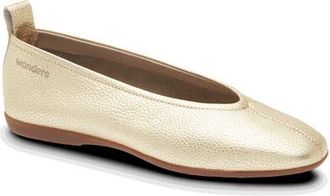 Wonders Ballet Flat in Max Platino at Nordstrom, Size 9.5-10Us