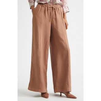 L'agence Connie Drawstring Pants in Hazelnut at Nordstrom, Size Xx-Small