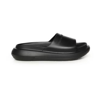 Emporio Armani Monobloc Sandalen met Logo - Heren - Sandalen - Zwart - 40 EU - Schoenen