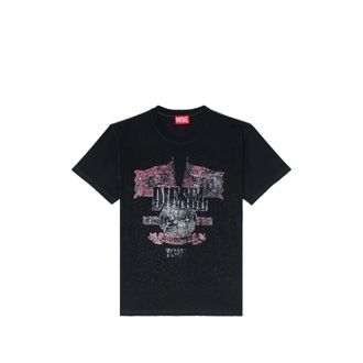 Diesel T-Marly Embellished Graphic-print T-shirt