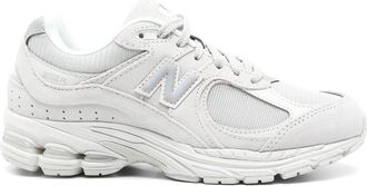 New Balance Suede And Mesh Sneakers In Light Grey