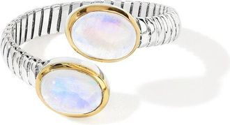 Tiramisu Silver 2.15 ct. tw. Moonstone Bypass Ring