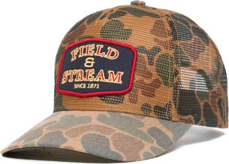 Field & Stream Mens Roosevelt Cap-Brown Camo, One Size