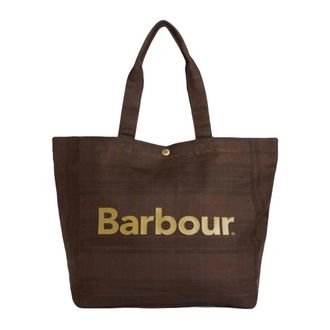 Barbour Borsa Tote Overdyed Telfield TTN - - Bags - unisex - Marrone - ONE SIZE