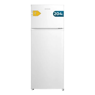 Cecotec Cecotec Frigor&iacute;fico Combi Compacto Bolero Coolmarket 2d 204 White E, 204l, 143 Cm De Alto, 55 Cm De Ancho, Clase E, Silencioso