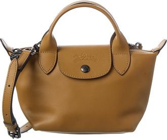 Longchamp Le Pliage Xtra Leather Mini Satchel
