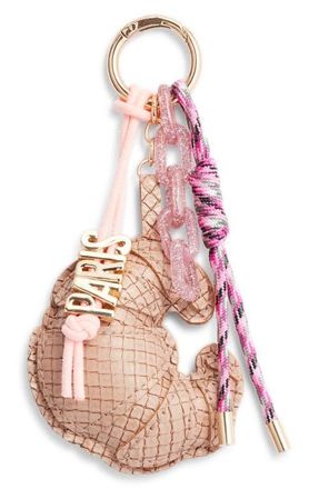 Chelsea28 Paris Bag Charm in Pink Multi- Gold at Nordstrom