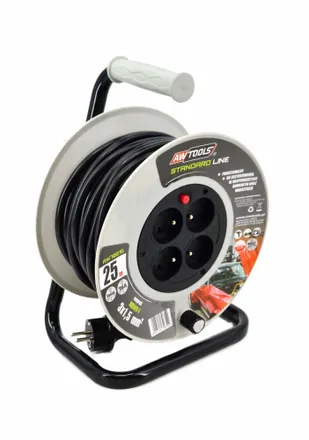 OEM Awtools - Extensi&oacute;n De Tambor Est&aacute;ndar De 30 M, 3 X 1,5 Mm, 16 A/3680 W