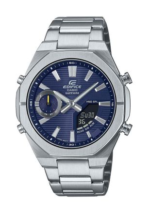 Casio Edifice Heren Horloge Zilverkleurig ECB-S10D-2AEF