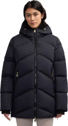 Pajar Womens Fallon Boxy Inverted Chevron Quilted Puffer in Black at Nordstrom, Size Medium