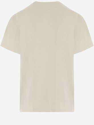J.W.Anderson Mens Cotton T-Shirt Ecru T-Shirts And Polos