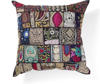 Oresteluchetta PARCHE Cuscino YANTRA NEGRO