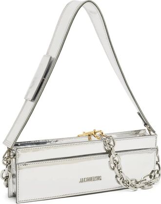 Jacquemus 2020s lakleren tas met kettinghengsel - Zilver