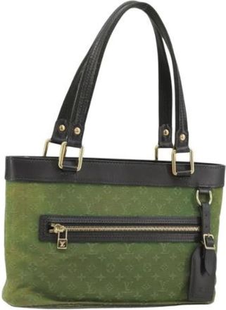 Louis Vuitton Pre-owned Vintage Shoulder Bag - Dames - Vintage Schoudertas - Groen - ONE Size - Leer - Vintage