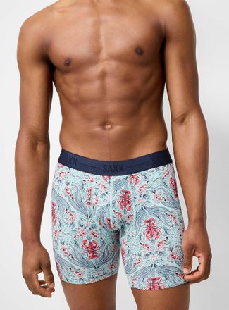 Saxx Mens 6 crustacean boxer brief SMOOTH LUXE