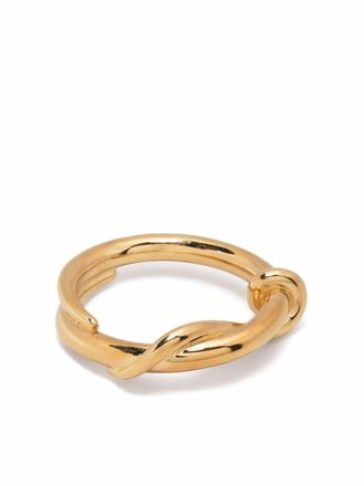 Annelise Michelson Unity simple ring - unisex - Sterling Silver - 54 - Gold
