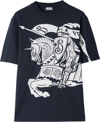 Burberry EKD cotton T-shirt - men - Cotton - S - Blue