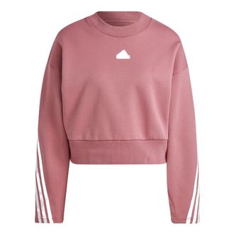 adidas (WMNS) adidas Future Icons 3-Stripes Sweatshirt Rose IB8498