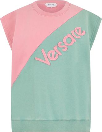 Versace Donna, Top, Multicolore, S, new