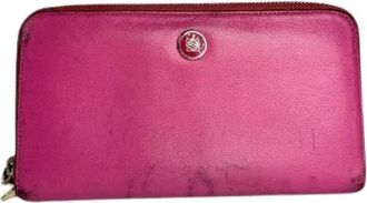 Loewe Pre-owned Vintage Wallet - Dames - Vintage Accessoires - Roze - ONE Size - Leer - Vintage