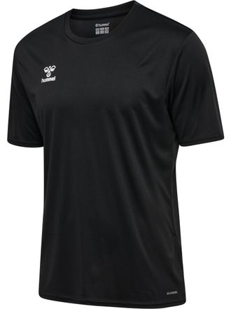 Hummel Trainingsshirt HUMMEL HMLESSENTIAL JERSEY S/S, Damen, Gr. S, schwarz, Obermaterial: 100% Polyester, normal, Rundhals, Shirts Trainingsshirt, sportlich