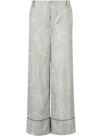 【関税＆送料込み】Marni Virgin Wool Flower Detail Pant Marni Virgin Wool Flower Detail Pant from $456.00 - on Stylight