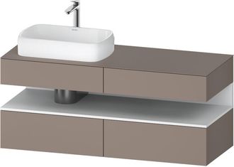 Duravit Qatego Consola Mueble Bajo Lavabo, 2 Extensiones, 2 - Duravit