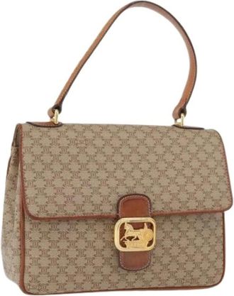 Celine Pre-owned Handbags, female, Beige, Size: ONE SIZE Pre-owned Vintage Hand Bag