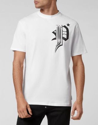 Philipp Plein T-Shirt Round Neck Skull Logo Men in White at Nordstrom, Size Xxx-Large