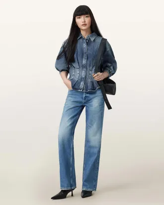 AllSaints Brooklyn Straight Leg Jeans